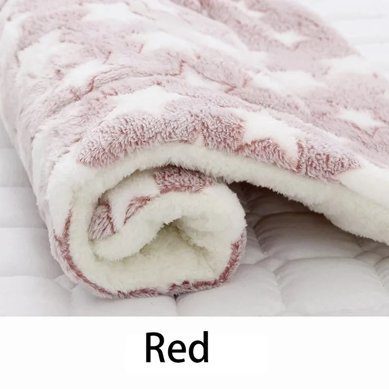 Cozy Flannel Dog Bed