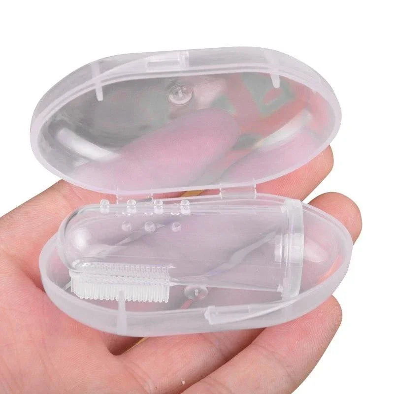 Teddy Silicone Finger Toothbrush