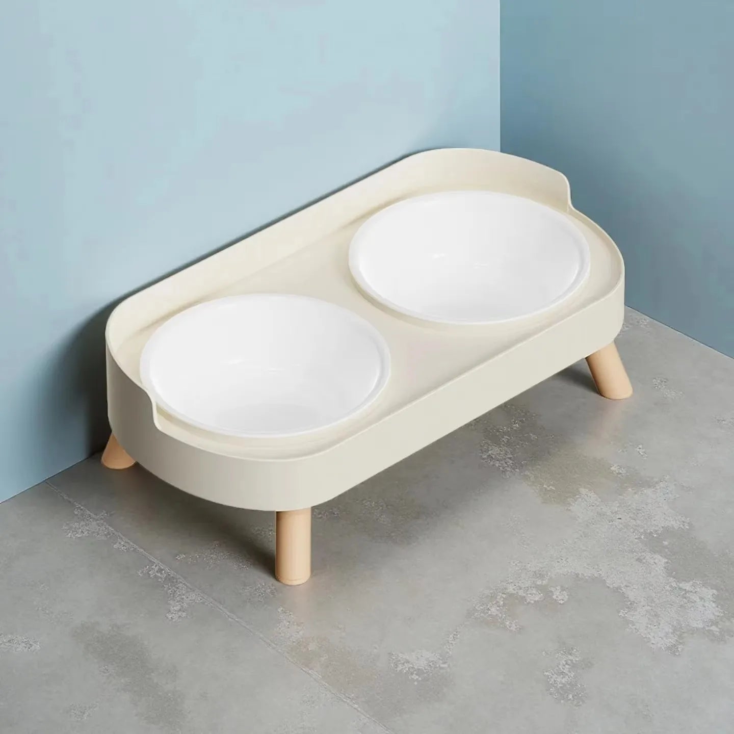 Dual Bowl Feeding Station