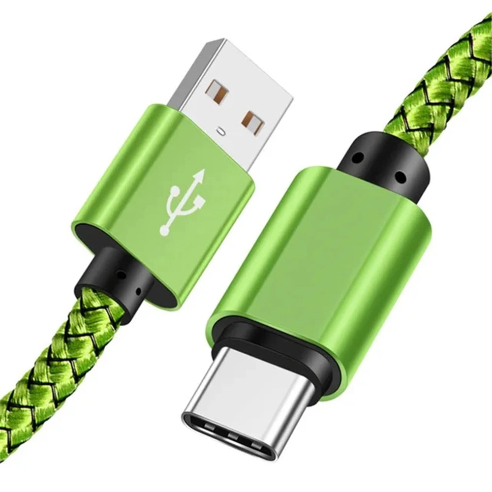 Braided USB-A to USB-C Cable