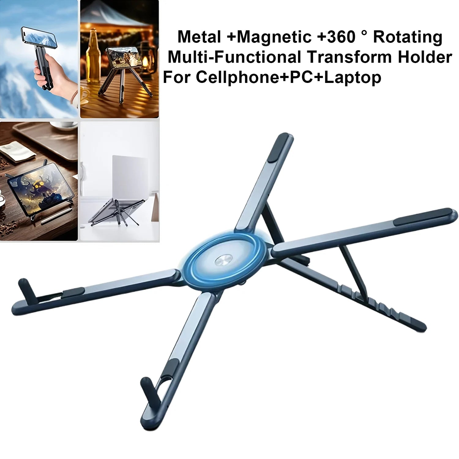 Foldable Magnetic Tripod Stand