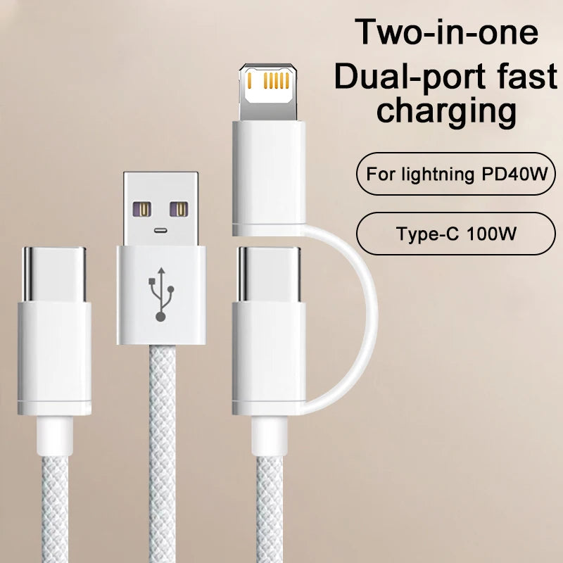 100W Braided Fast-Charge Cable