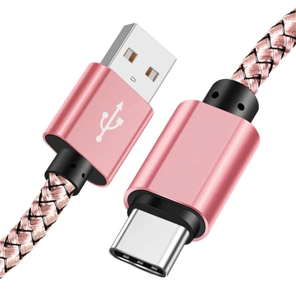 Braided USB-A to USB-C Cable