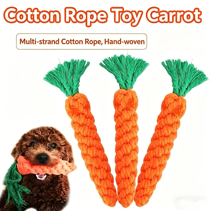 Carrot Rope Chew Toy