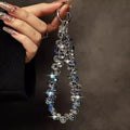 Beaded Crystal Phone Chain