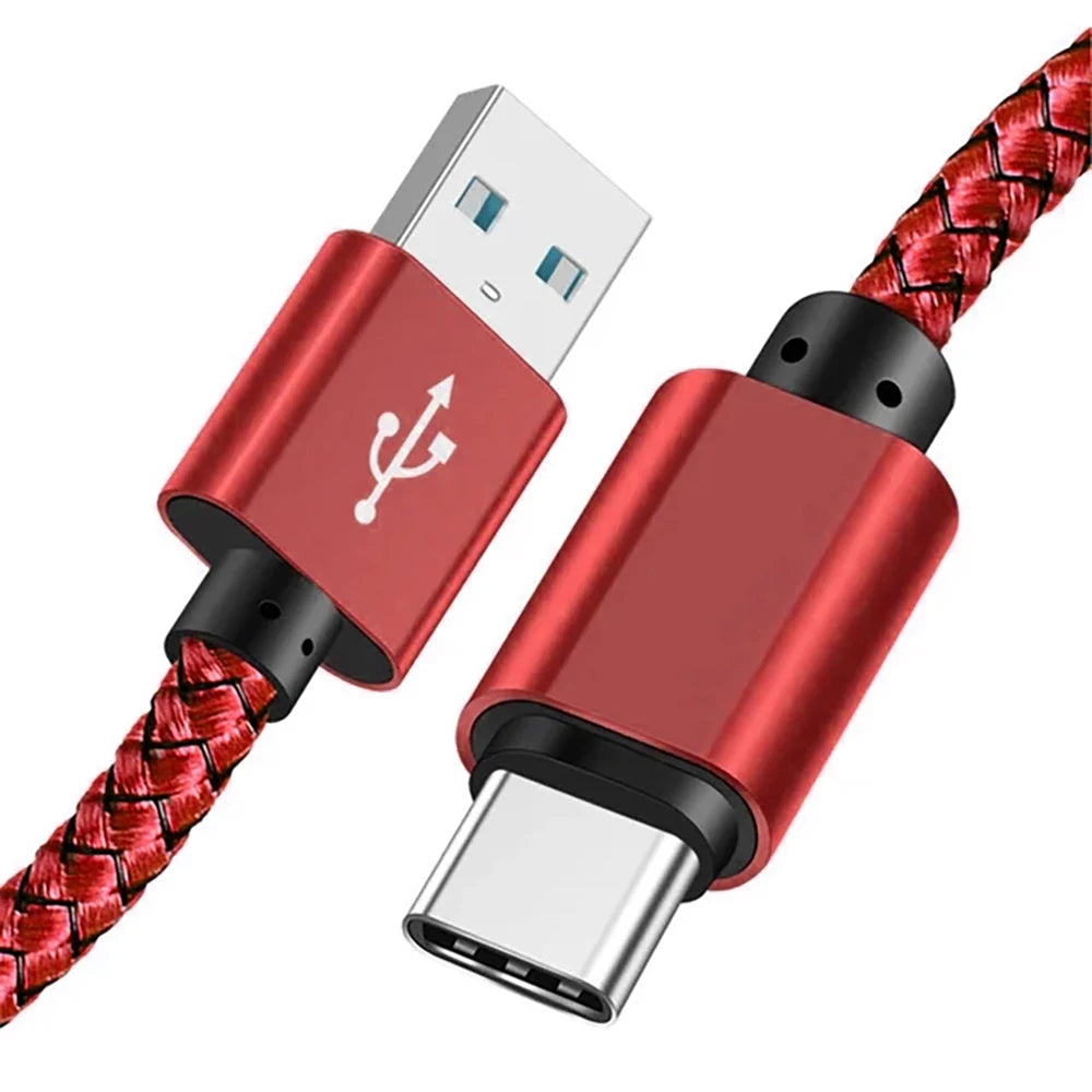Braided USB-A to USB-C Cable