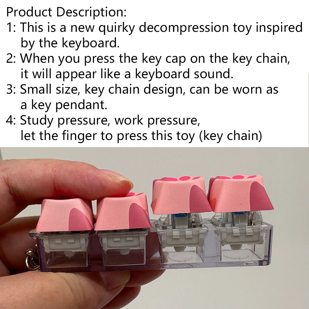 Cat Claw Fidget Keychain