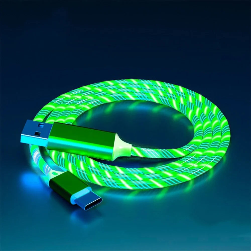 Glowing LED Fast-Charge Cable