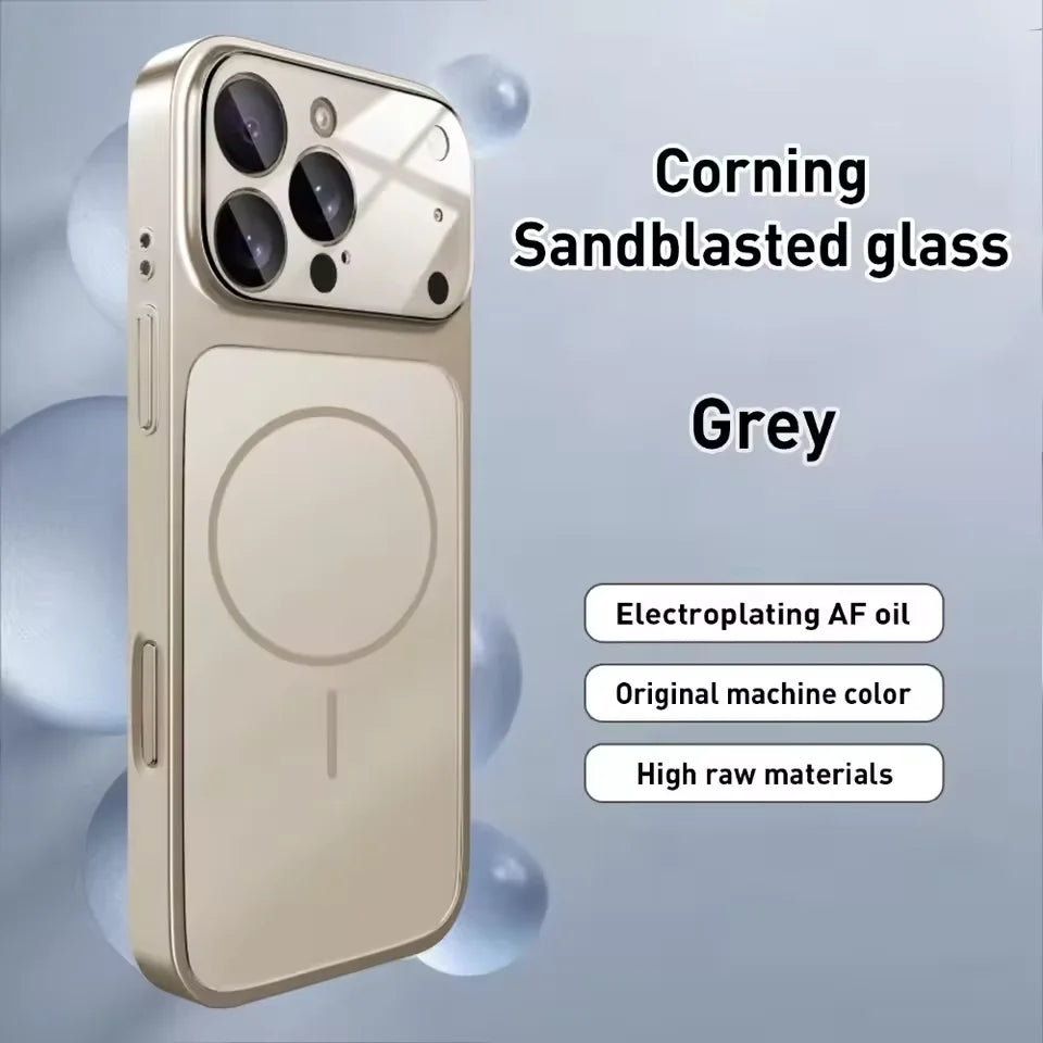 Frosted Glass MagSafe Case
