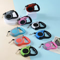 Retractable nylon leash for small and medium dogs