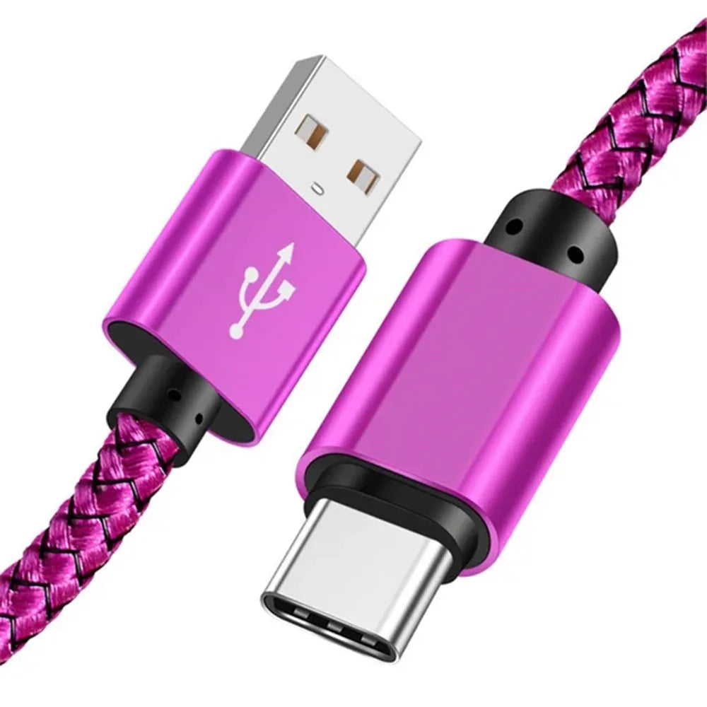 Braided USB-A to USB-C Cable