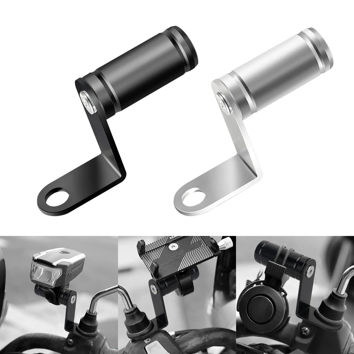 Motorcycle Mirror Phone Mount