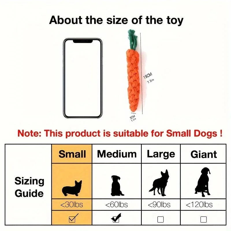 Carrot Knot Chew Toy