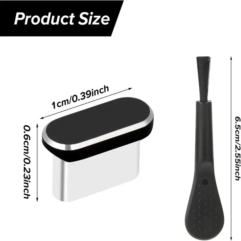 USB-C Dust Plug & Brush Set