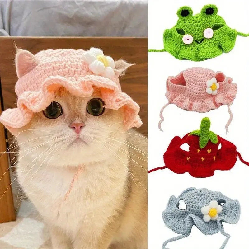 Knitted Pet Hat