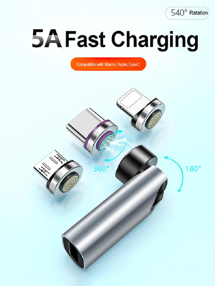 Rotating Magnetic Charge Adapter