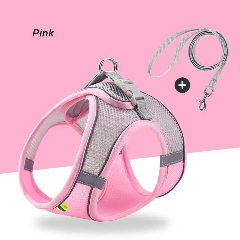 Reflective Mesh Pet Harness