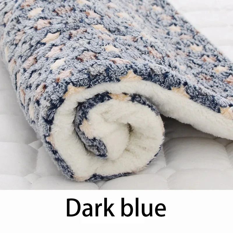 Cozy Flannel Dog Bed