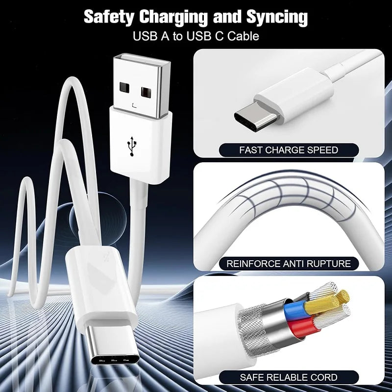 30W Multi-Color Charging Cable
