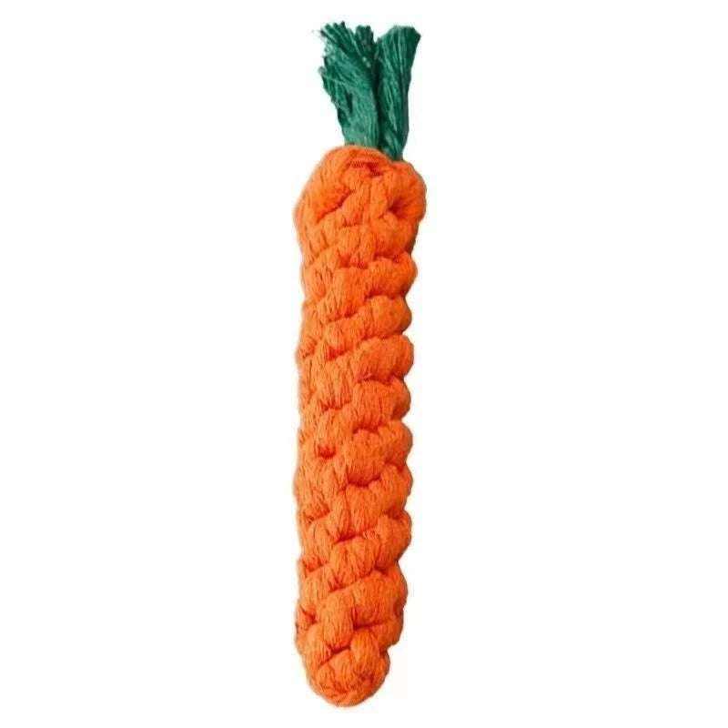 Carrot Rope Chew Toy