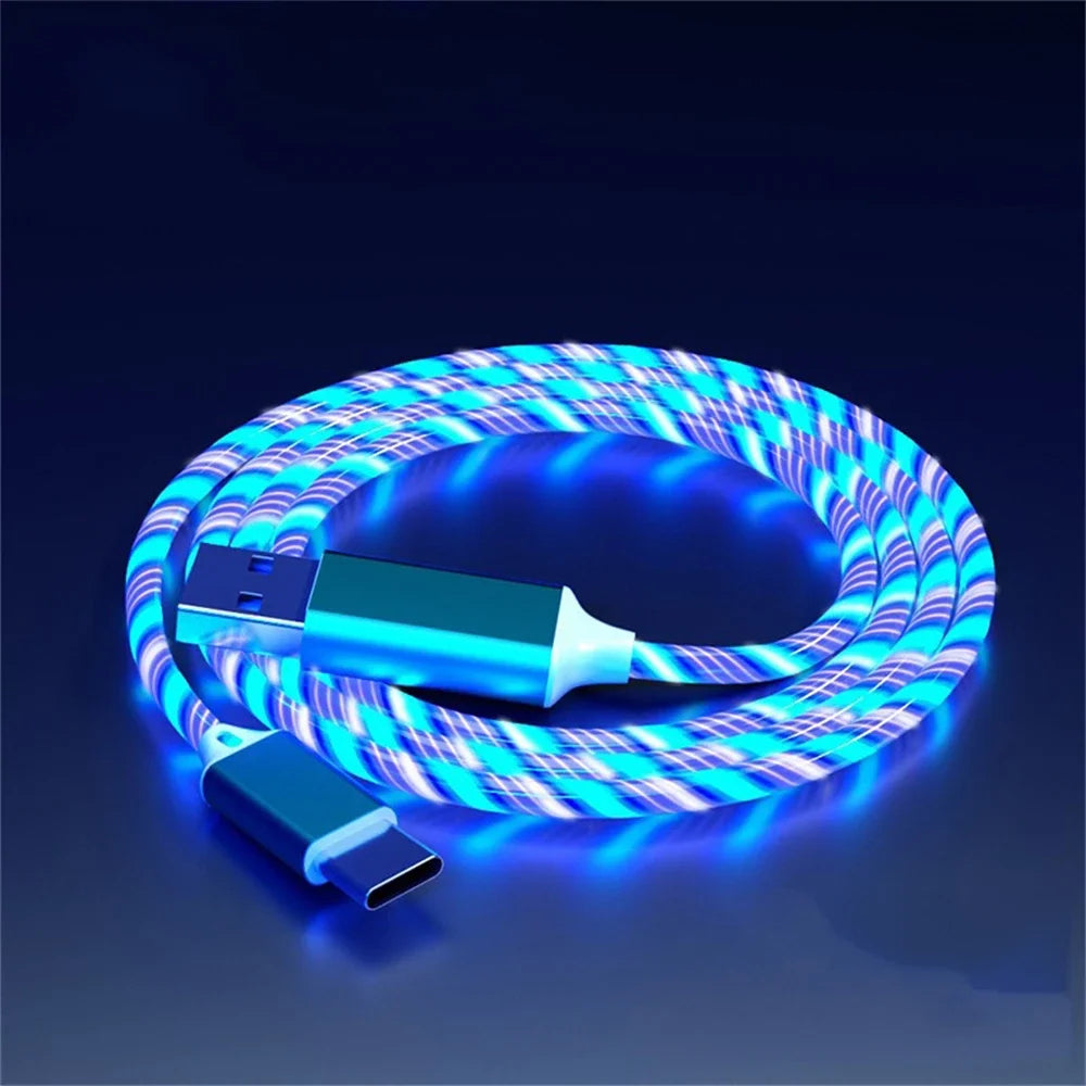 Glowing LED Fast-Charge Cable