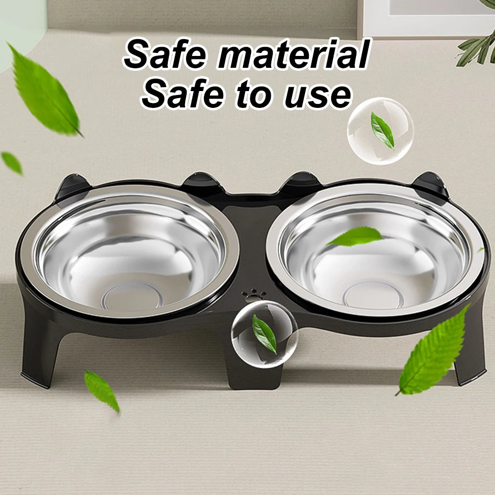 Anti-Tip Stainless Pet Bowl