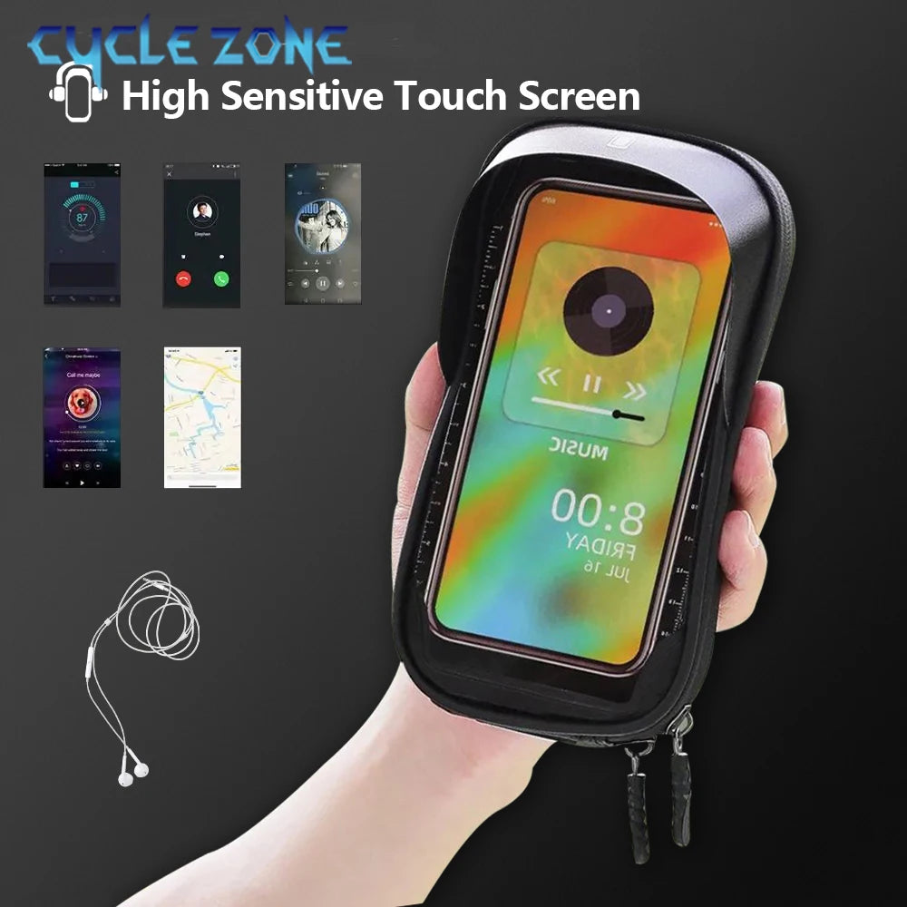 Touchscreen Bike Frame Bag
