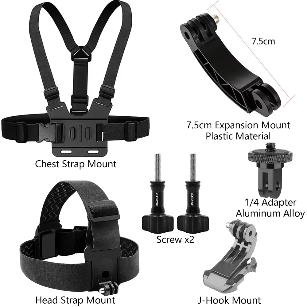 Action Camera Mount Kit