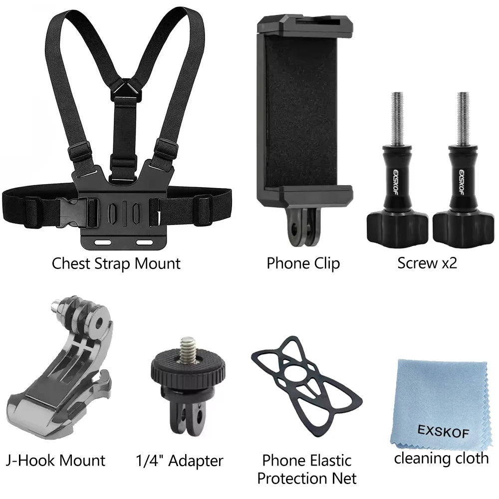 Action Camera Strap Kit