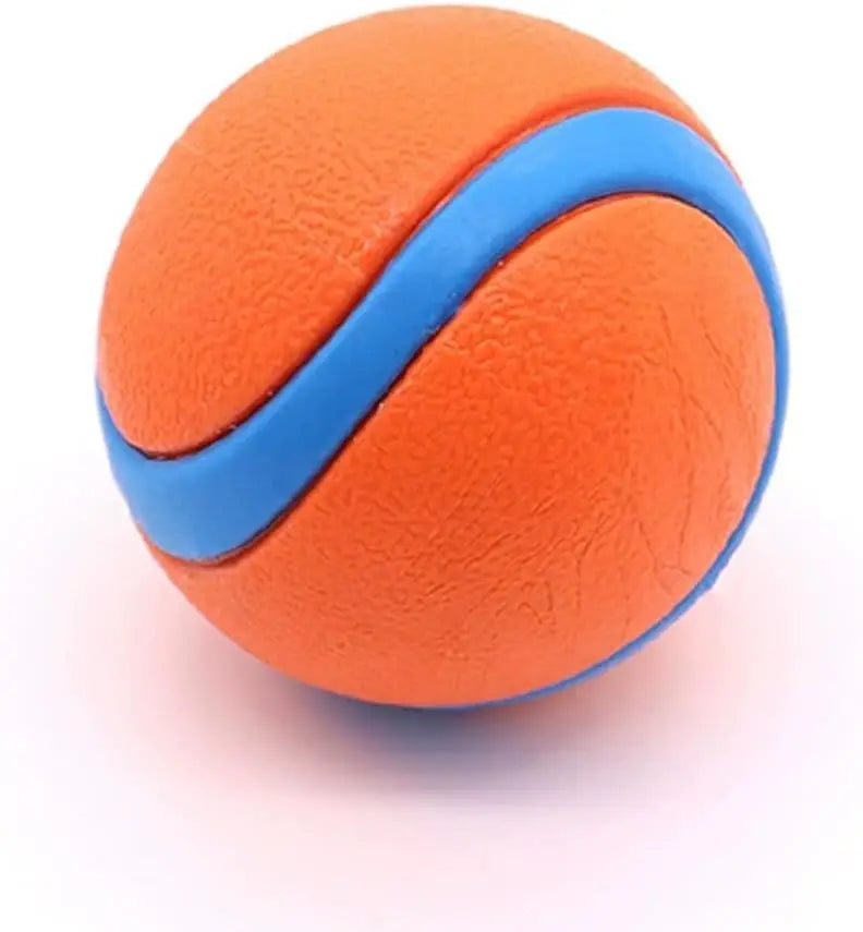 Bouncy natural rubber ball toy for large dogs