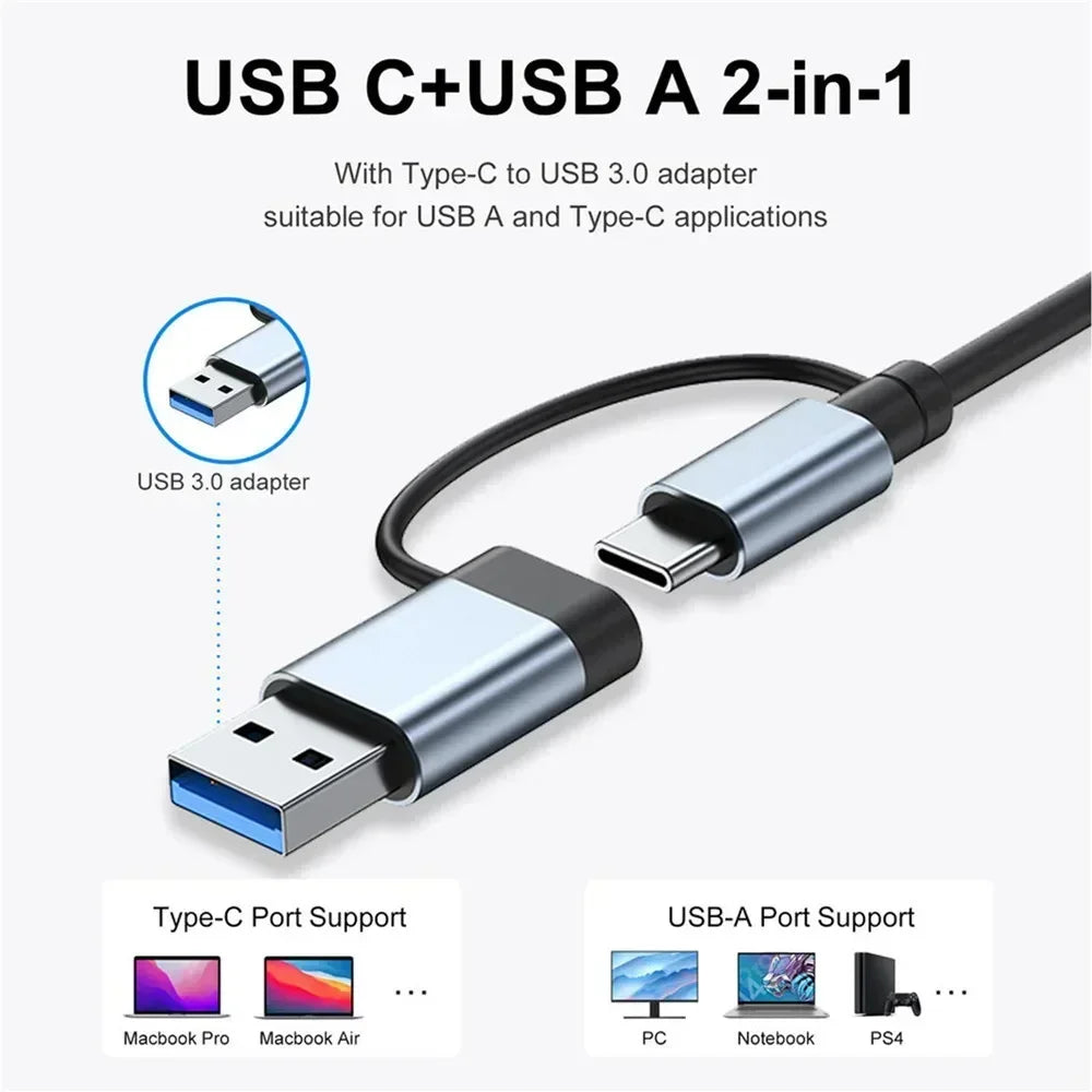 8-in-1 USB-C Docking Hub