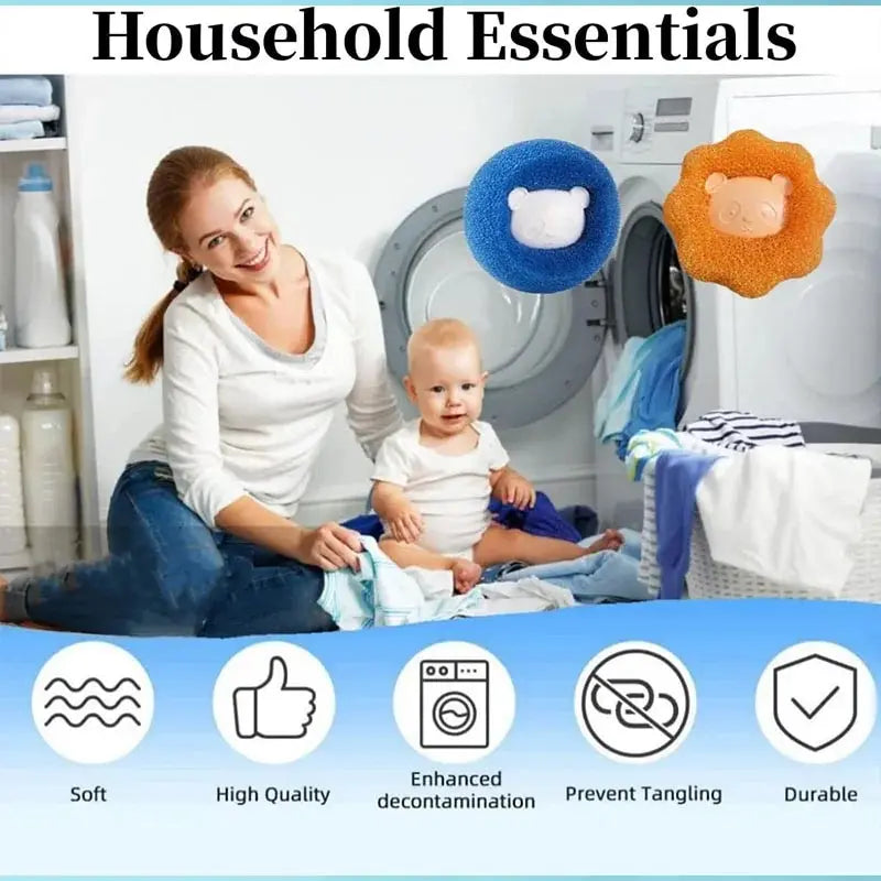 Reusable Laundry Hair Remover Balls