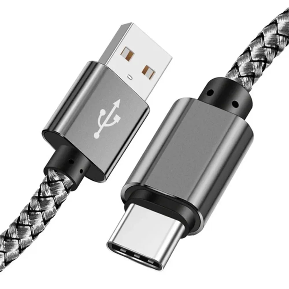 Braided USB-A to USB-C Cable