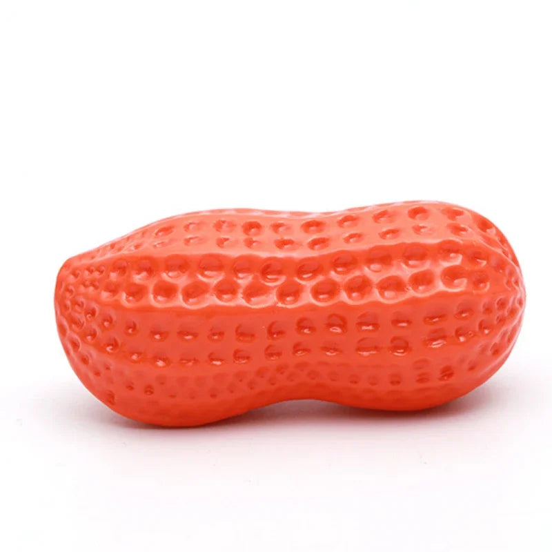Squeaky Peanut Dog Chew Toy