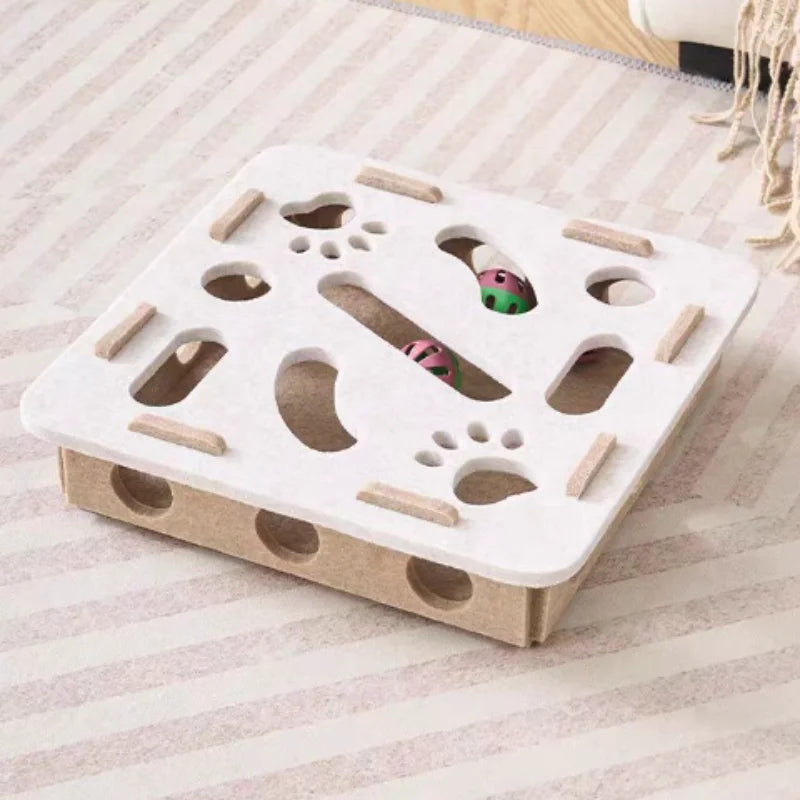 Interactive Cat Puzzle Box