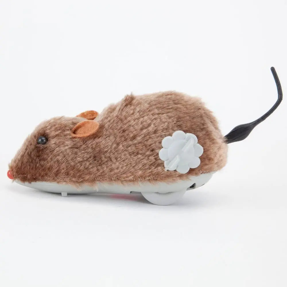 Wind-Up Plush Mouse Toy