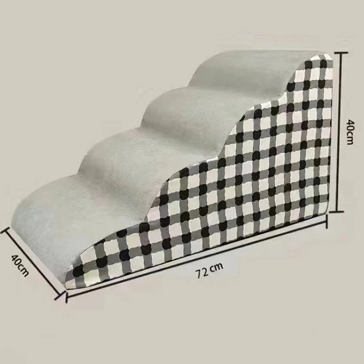 Non-slip foam pet stairs for sofa or bed