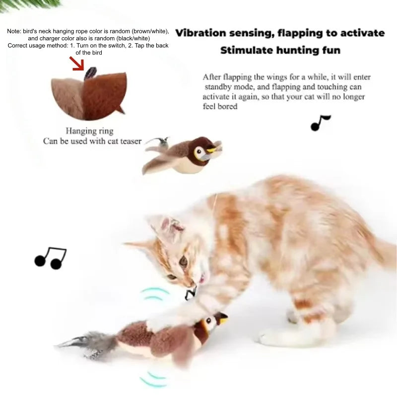 Interactive Chirping Bird Toy