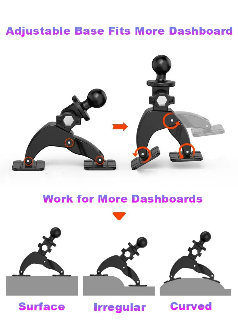 Self-Adhesive Dashboard Mount