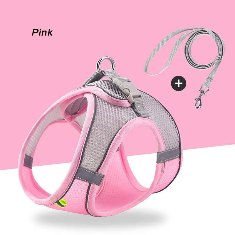 Reflective Mesh Pet Harness
