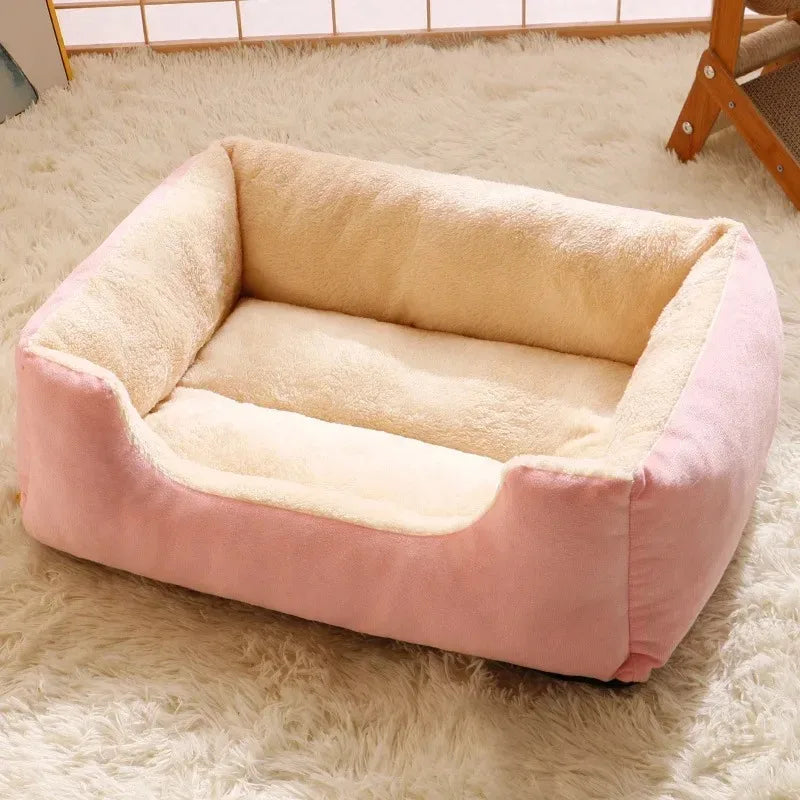 Plush Winter Pet Bed