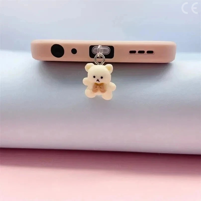 Bear Charm Dust Plug