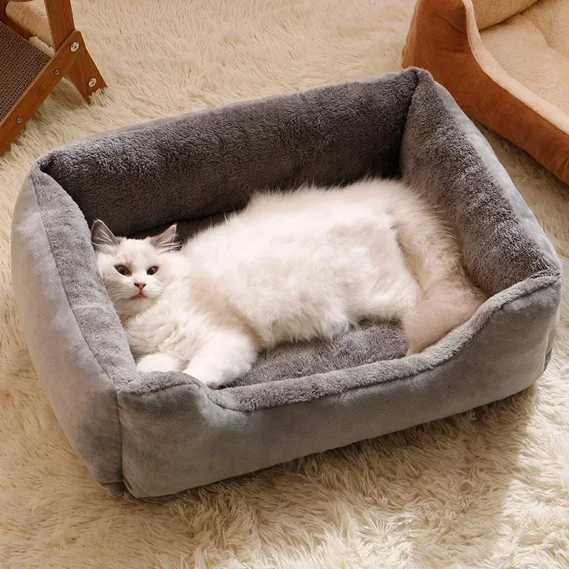 Plush Winter Pet Bed