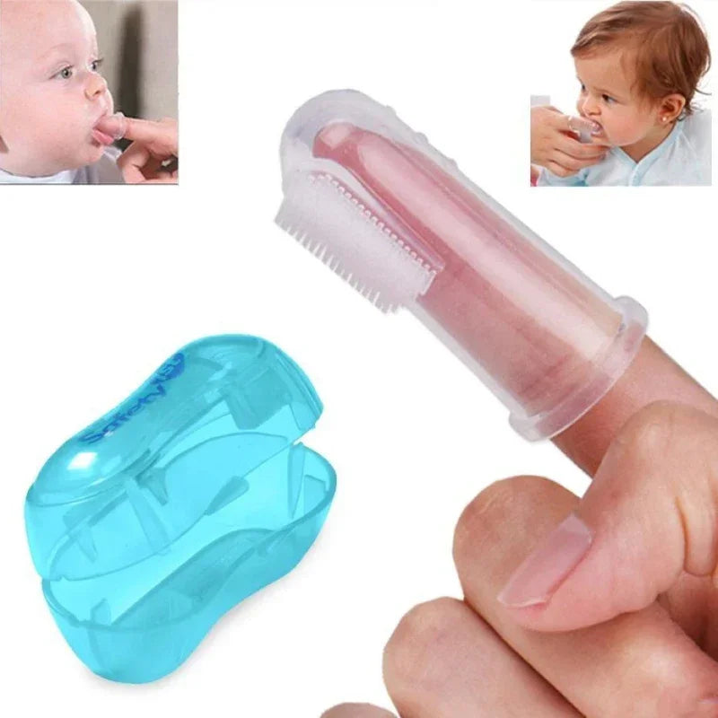Teddy Silicone Finger Toothbrush
