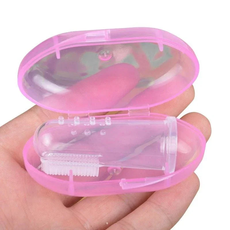 Teddy Silicone Finger Toothbrush