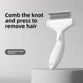 Pet Hair Knot Comb Cat Specific Hair Removal Comb Stainless Steel Cleaning Brush Press The Button To Remove Comb Hair