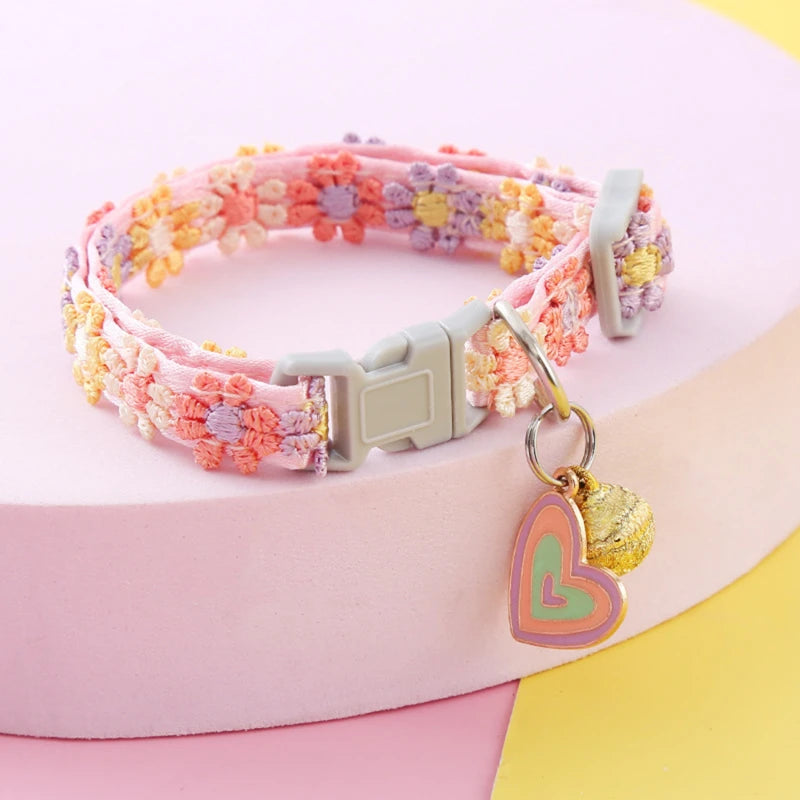 Bell Charm Pet Collar