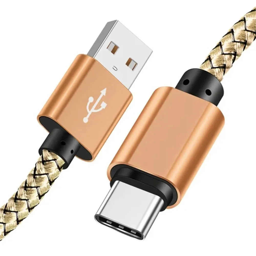 Braided USB-A to USB-C Cable