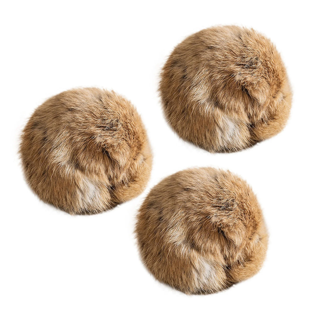 Rabbit Fur Ball Cat Toy