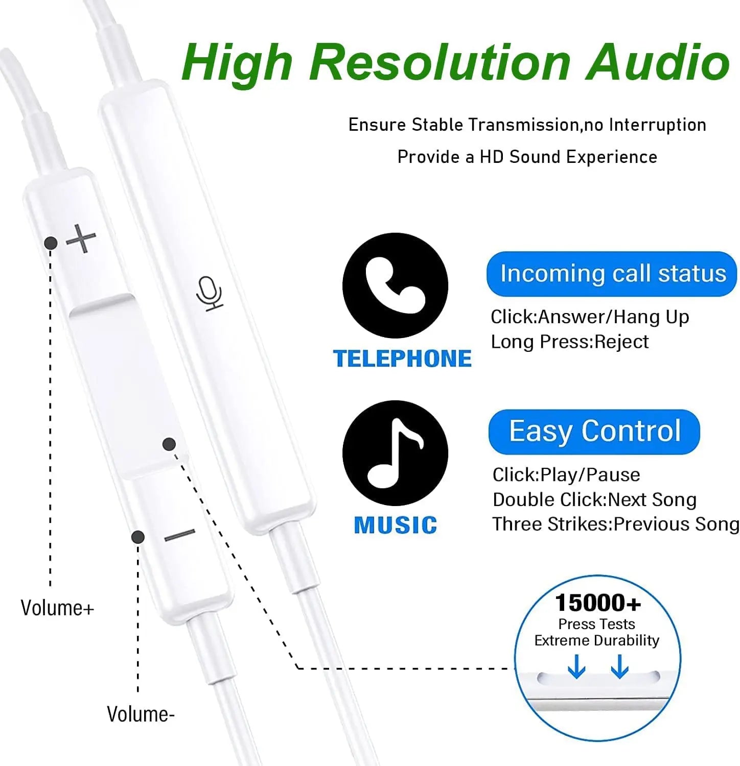 Wired Lightning Earphones